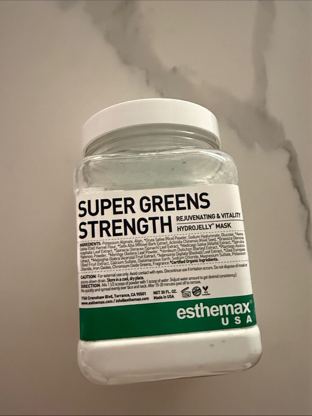 Super Greens Strength HydroJelly Mask - Green